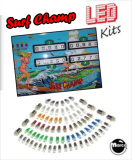 LED Lamp Kits-SURF CHAMP / SURFER (Gottlieb) LED kit