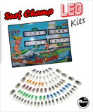 -SURF CHAMP / SURFER (Gottlieb) LED kit