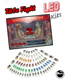 LED Lamp Kits-TITLE FIGHT (Gottlieb) LED kit