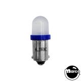 LED Lamps - Frosted-LED lamp #44 base blue frosted