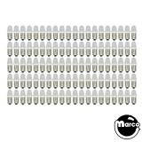 LED Lamps - Wide Angle-100 Pack of Cool White Frosted ECONOMY LED 44/47 operator pack