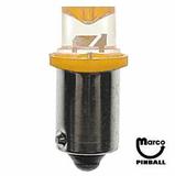 LED Lamps - Wide Angle-LED lamp #44 base yellow wide