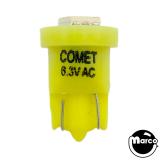 Comet Pinball-LED lamp #545 / 555 wedge base warm white blinker SLOW