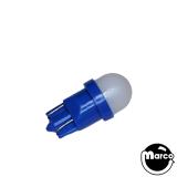 LED Lamps - Frosted-Blue Frosted Non Ghosting PREMIUM LED wedge base 555