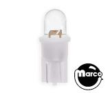 LED lamp #555 base cool white frosted