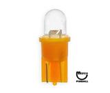 LED Lamps - Frosted-LED lamp #555 base orange frosted