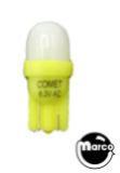 Comet Pinball-Warm White Frosted PREMIUM LED wedge base 555