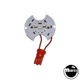 LED Lamps-Pop bumper wedge LED pad red