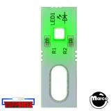 LED board Yoppsicle - Green