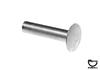 Rivet - 1/8" diameter x 9/16"  nickel