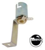 Lamp socket - bayonet large 1-1/4 inch bracket