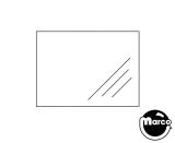 Trim-Backglass clear 27 x 23-1/2 x 1/8 inch