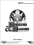 DUNGEONS & DRAGONS (Bally) Manual parts