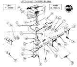 Flipper Kits and Components-Flipper assembly Game Plan left