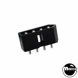-Connector .093 (2.36mm) inch 4 circuit male schrouded connec