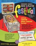 Chicago Coin Machine-FESTIVAL Pinball