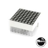 -LED block dot matrix 8 x 8 amber