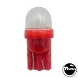 LED lamp #555 base 6.3v red dual chip