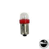 -LED lamp No.44 base red dual chip