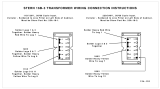 Score / Instruction Cards-Transformer wiring card Stern SEI 16B-3