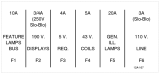 Stickers & Decals-Fuse card rectifier board Stern SEI 