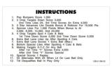 DRACULA (Stern) Score Cards (8)