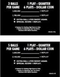 CHEETAH (Stern) Score Cards (4)