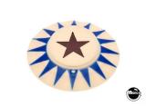 Pop bumper cap Stern blue sun/black star