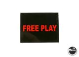 Price plate (CCM/Stern) Free Play