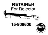 -Coin mech retainer arm Wico