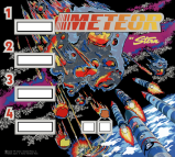 Backbox Art-METEOR (Stern) Backglass