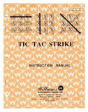 -TIC TAC STRIKE (Williams) Manual 