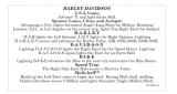 HARLEY DAVIDSON (Bally) Score card