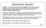 GILLIGAN'S ISLAND (Bally) Score card