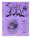 Manuals - P-PARTY ZONE (Bally) Game Manual Original