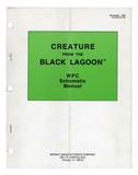 -CREATURE BLACK LAGOON (Bally) Schematic 