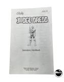 Manuals - J-JUDGE DREDD (Bally) Handbook