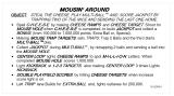 MOUSIN AROUND (Bally) Score card