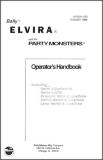 Game Handbooks-ELVIRA (Bally) Operator's Handbook