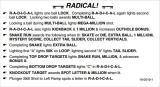 -RADICAL (Bally) Score card-instruction