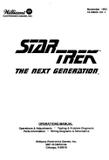 Manuals - Sq-Sz-STAR TREK NEXT GEN (WMS) Manual Original