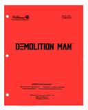 DEMOLITION MAN (Williams) Manual