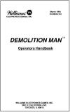 Game Handbooks-DEMOLITION MAN (Williams) Handbook