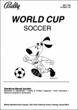 WORLD CUP SOCCER (Bally) Manual - Reprint
