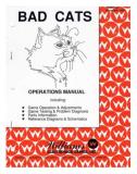 BAD CATS (Williams) Manual Reprint