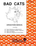 Manuals - B-BAD CATS (Williams) Manual Original