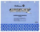 -ROLLERGAMES (Williams) Manual