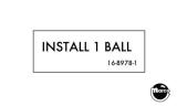 Stickers & Decals-Label - Install 1 Ball