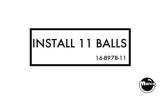 Stickers & Decals-Label - Install 11 Balls