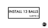 Stickers & Decals-Label - Install 13 Balls